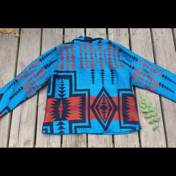 🌿Vintage 80’s Southwestern Tribal Concho Jacket - Picture 5 of 9